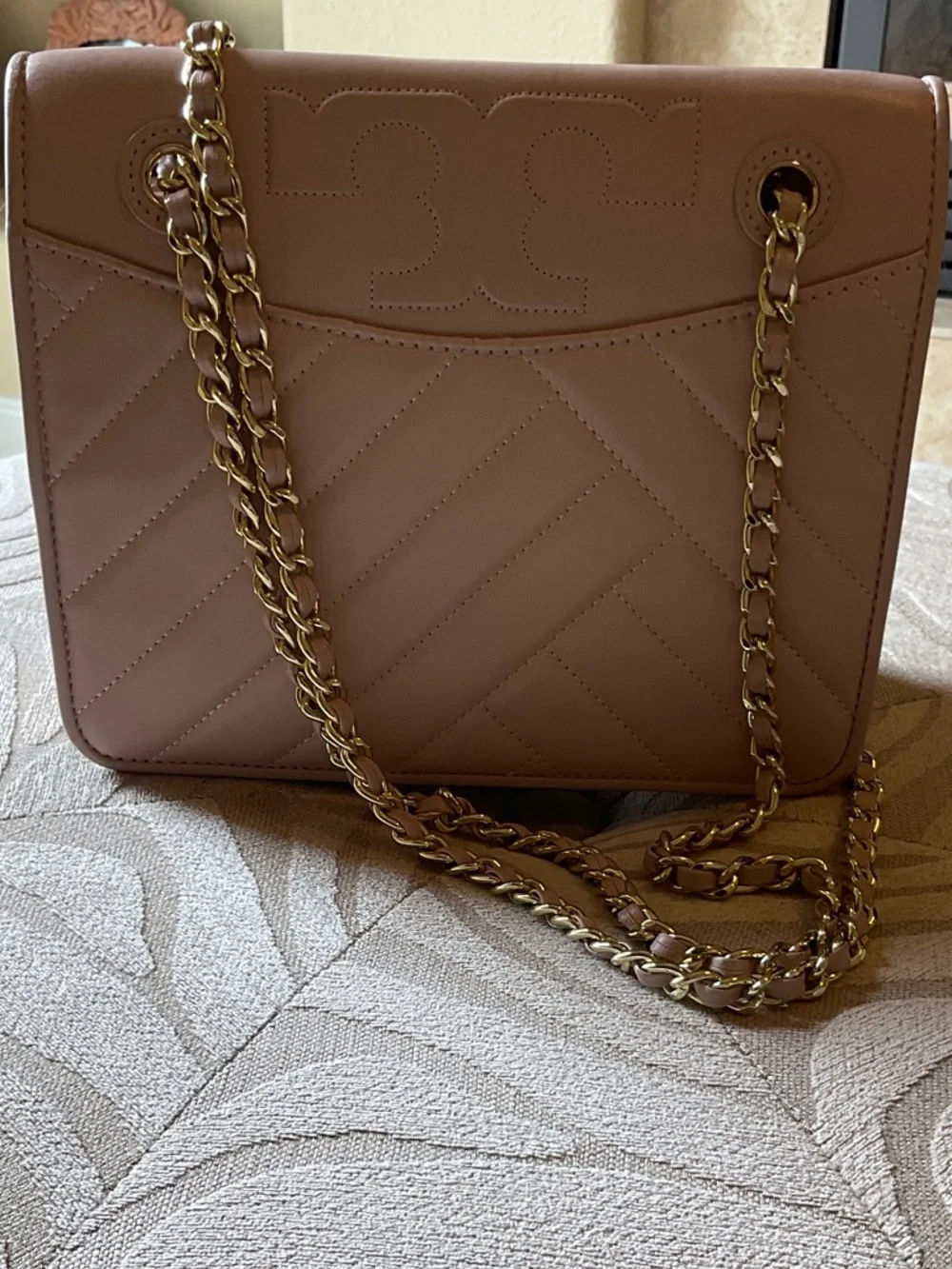 Tory Burch Quilted Leather Bag